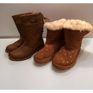 Lot Of Two Size 10 Girls Boots